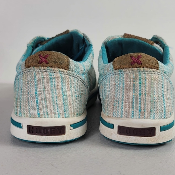 Twisted X Little Boys' Blue HOOey Loper Shoes - Moc Toe - YHYC005 Sz 12.5M - Picture 5 of 9